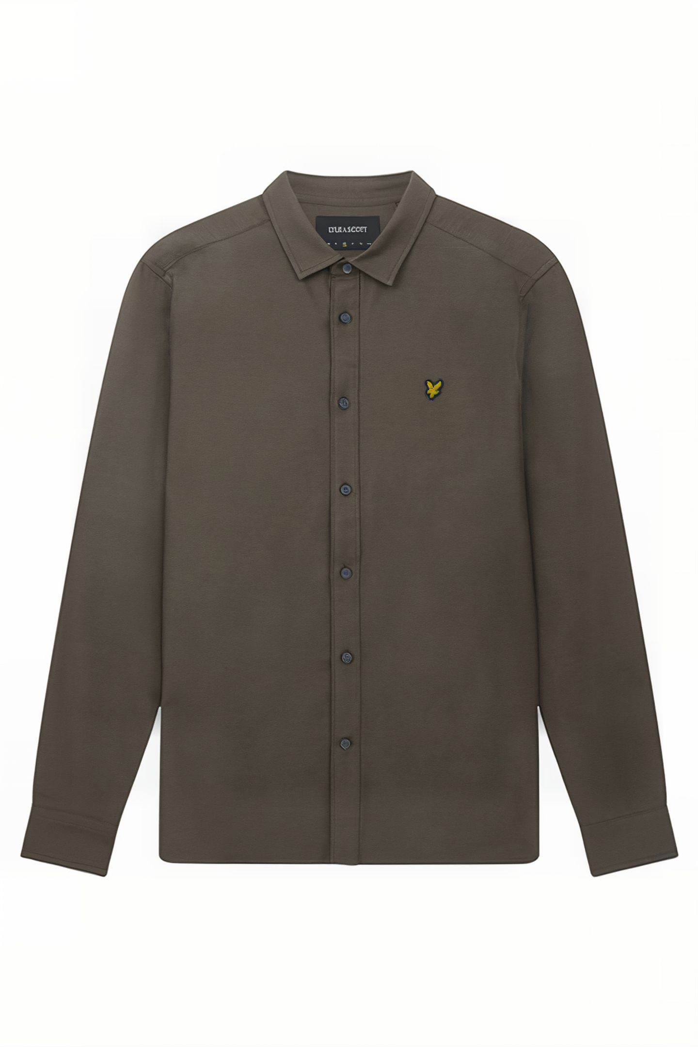 CHUNKY SLUB SHIRT FORM GREEN 5