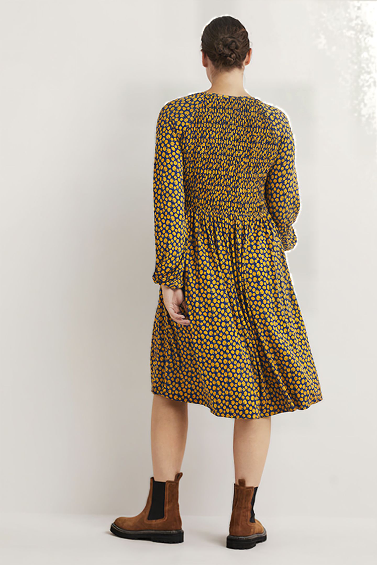 SMOCKED BODICE JERSEY DRESS DCM 2