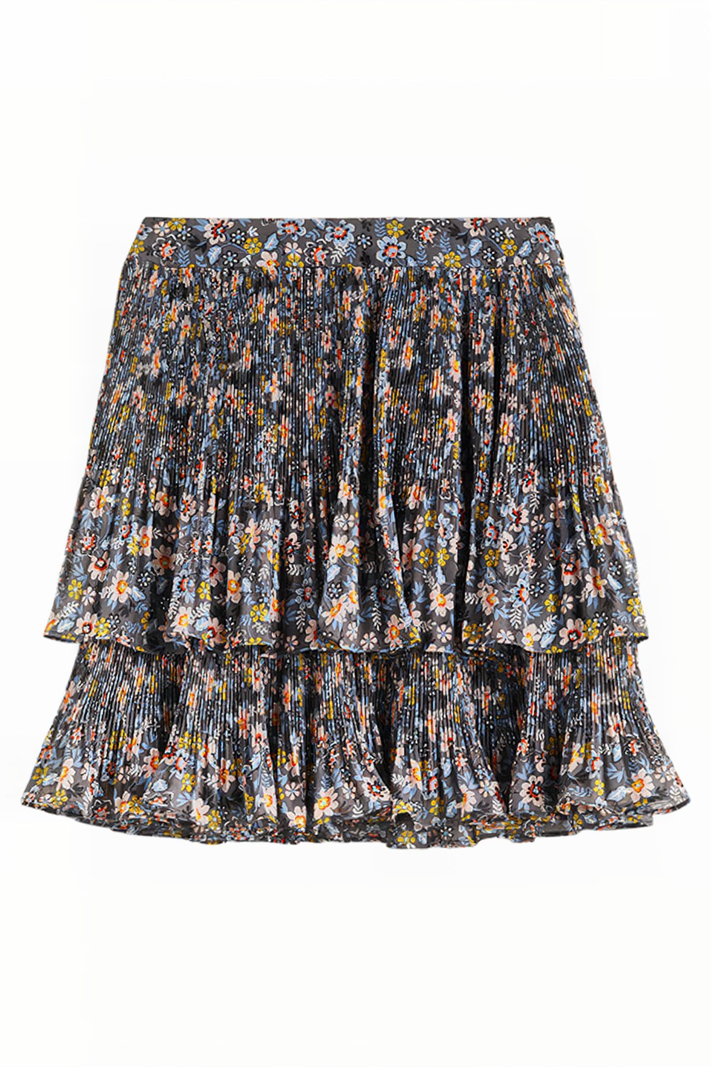 PLISSE MINI SKIRT GRY 6