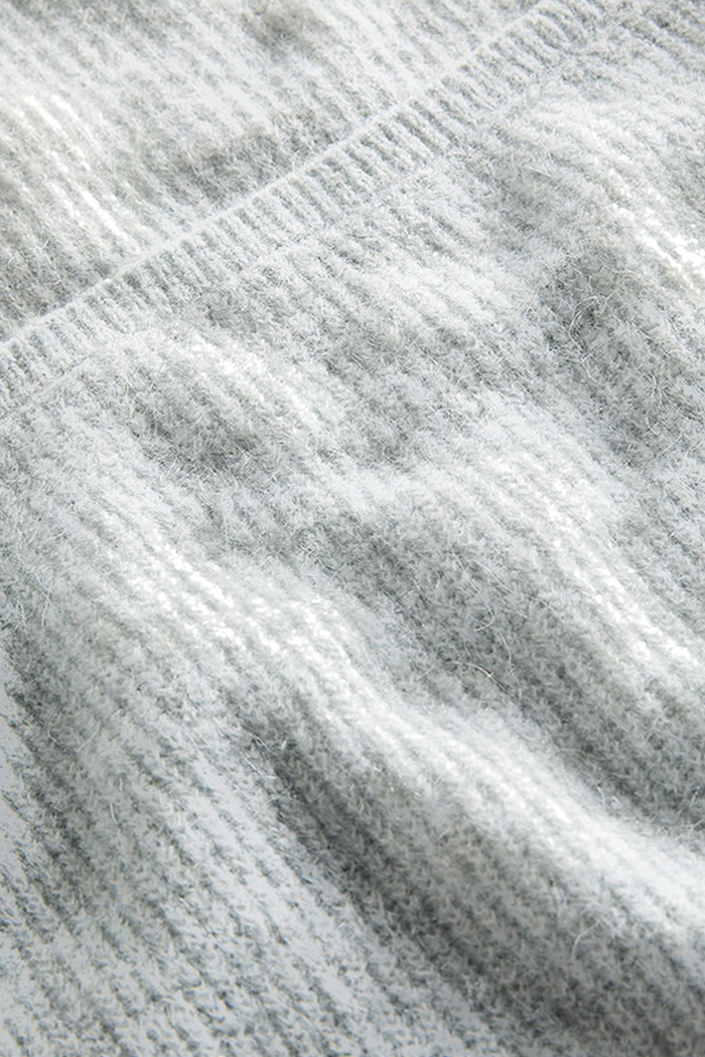 SQUARE NECK FLUFFY JUMPER BLU 5
