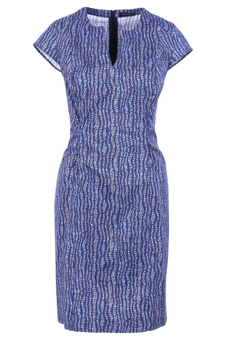 CAP SLEEVE DRESS BLUE 1