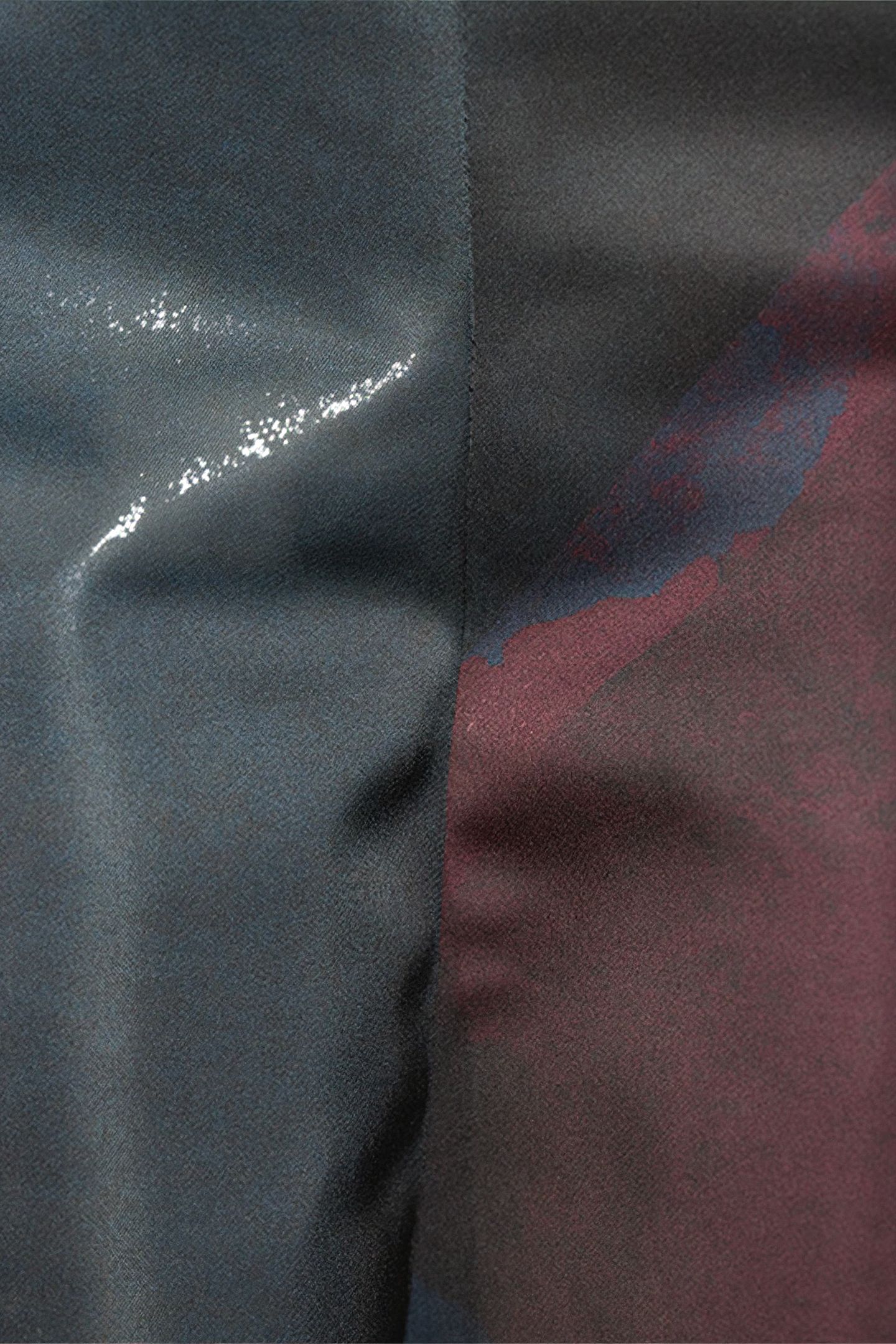 A-LINE MINI SKIRT BORDEAUX/NAVY 5