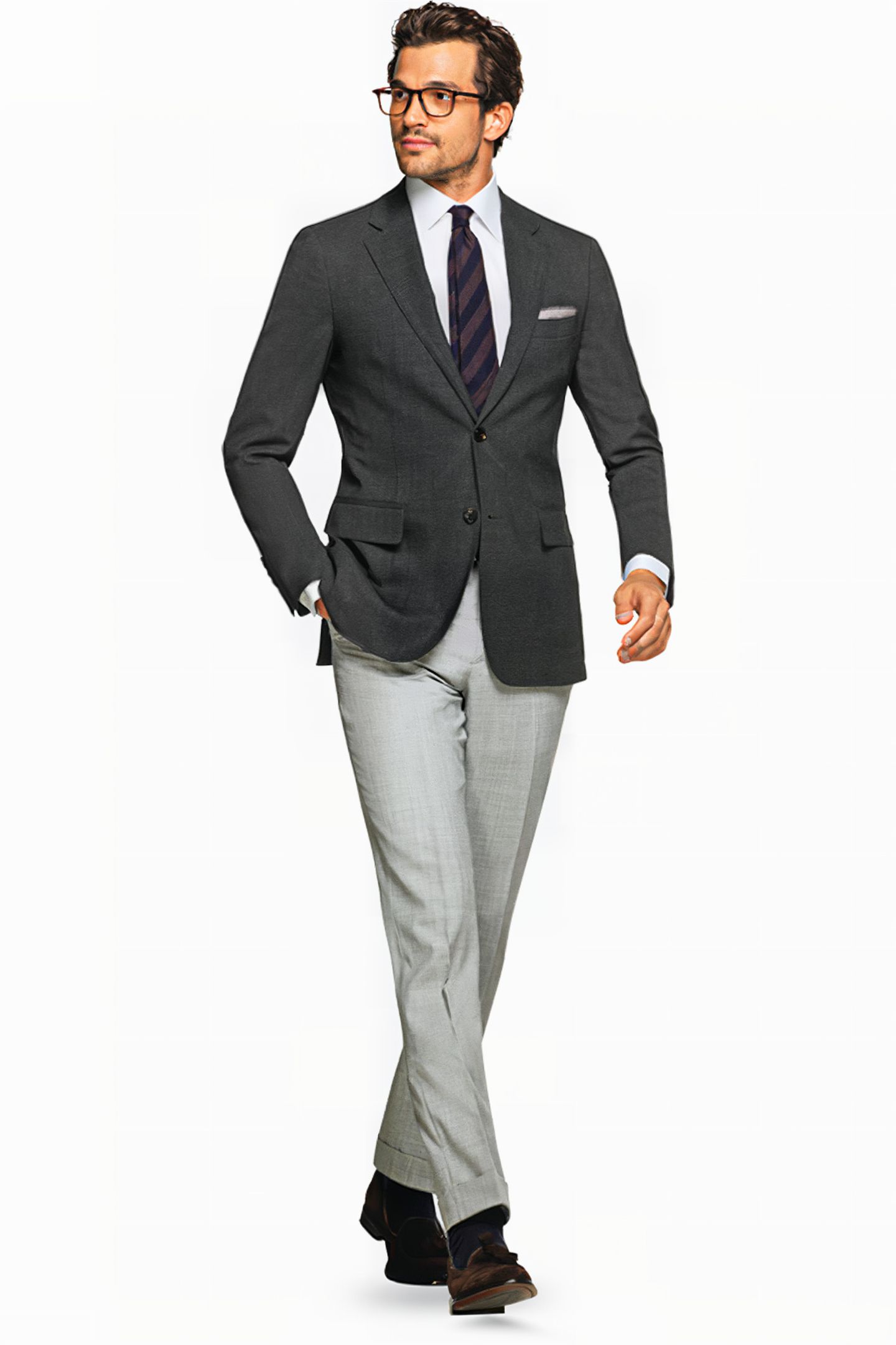 Dark Grey Havana Blazer 1