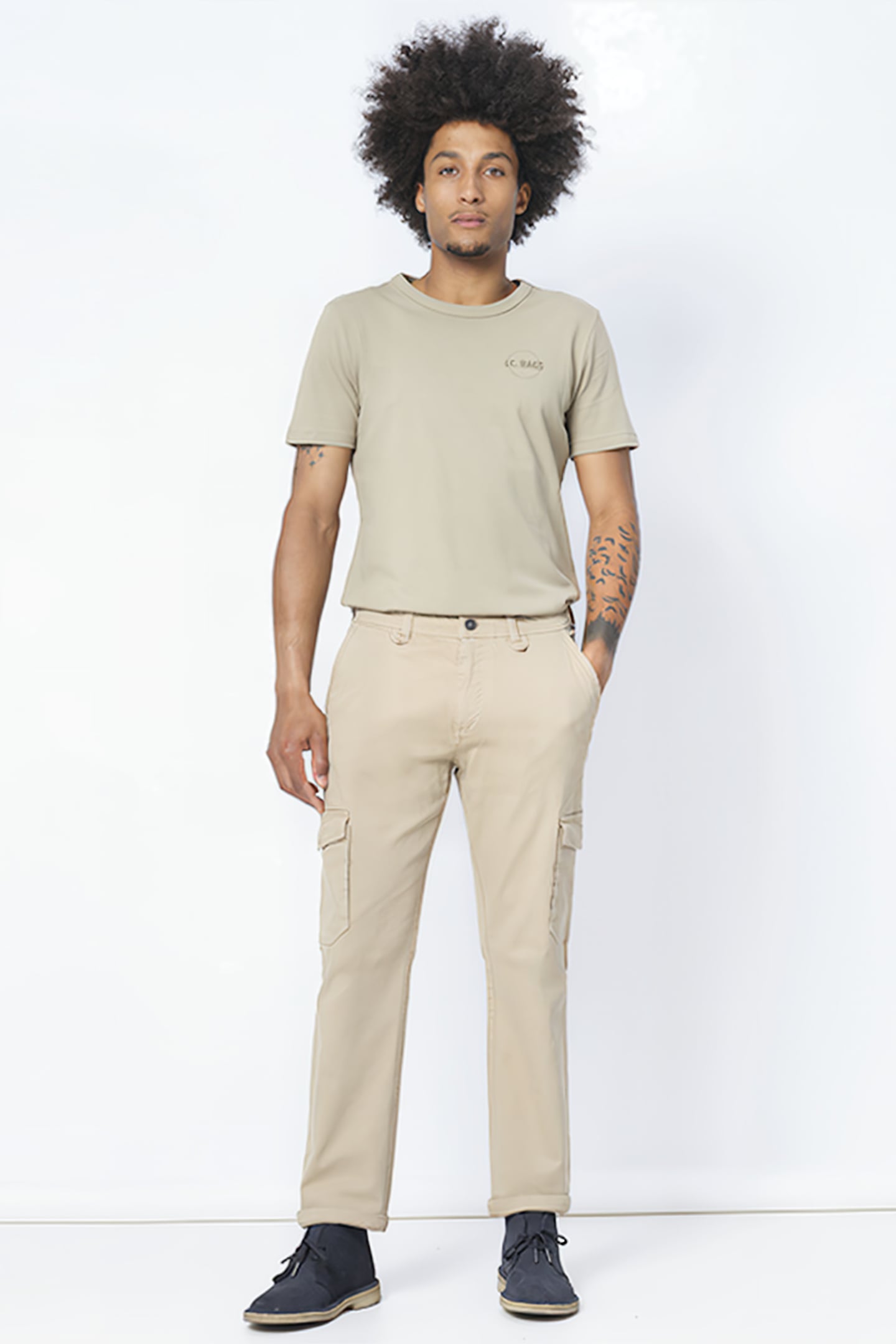 JOHN CARGO CHINO CAMEL UNI 3