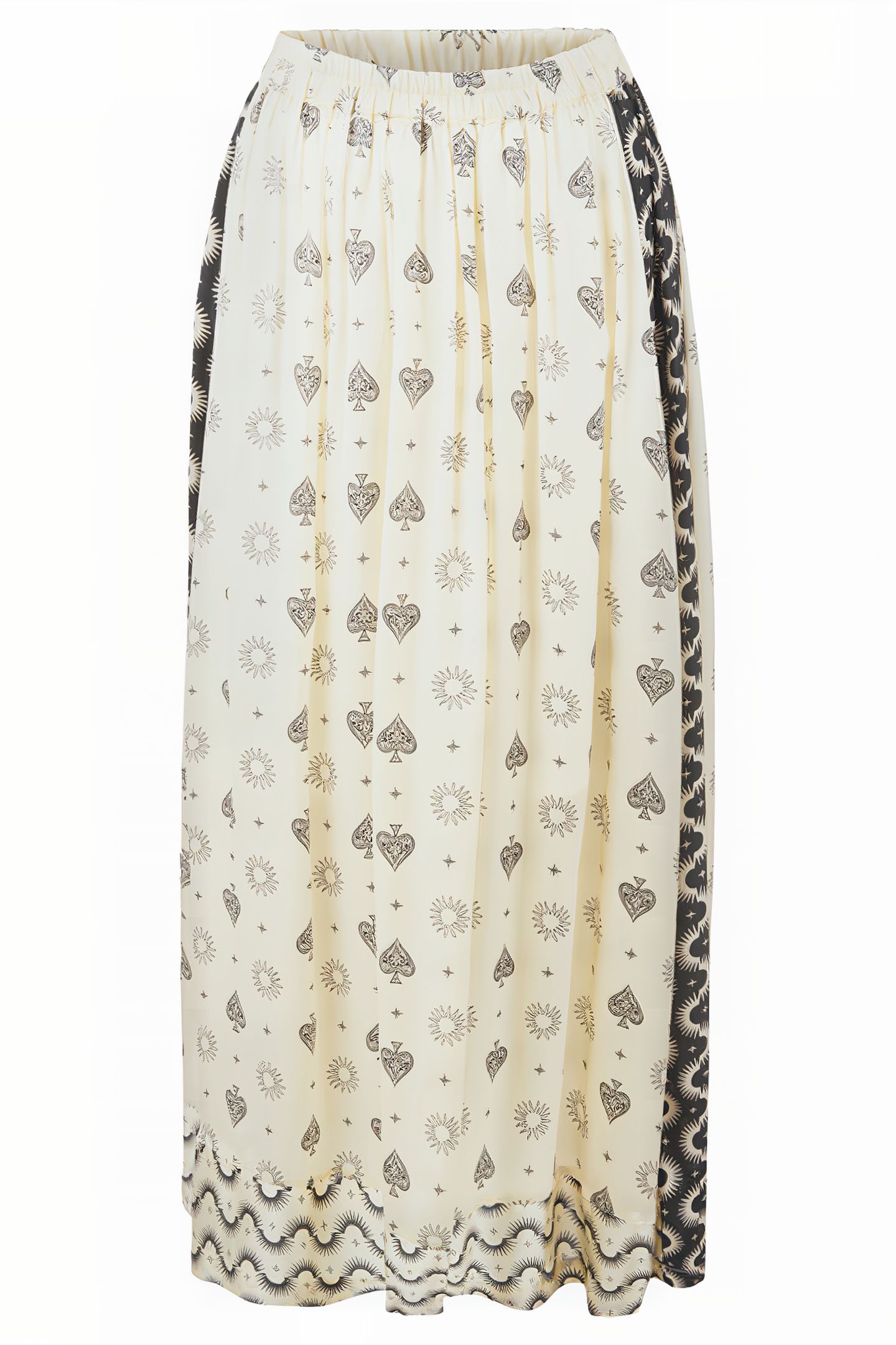 LM-ROCKY SATIN SKIRT EKSEPT BY SHOEBY OFFWHITE 1