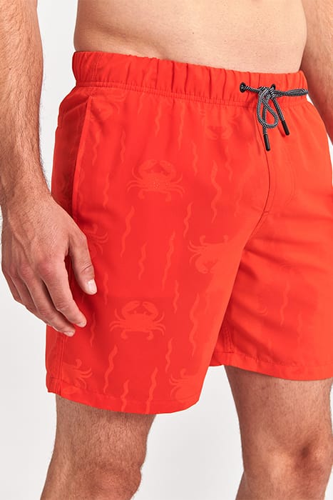 MEN SWIMSHORT MAGIC CRAB TROPIC RED 5