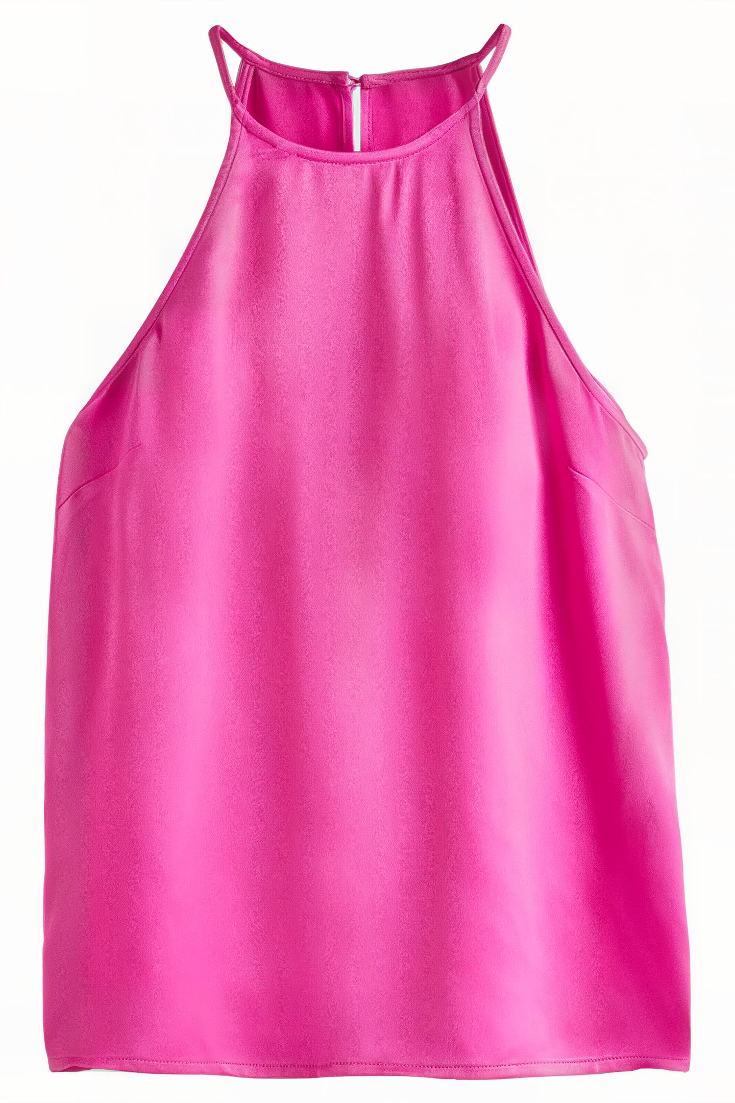 STRAPPY HALTERNECK SATIN TOP DPK 6