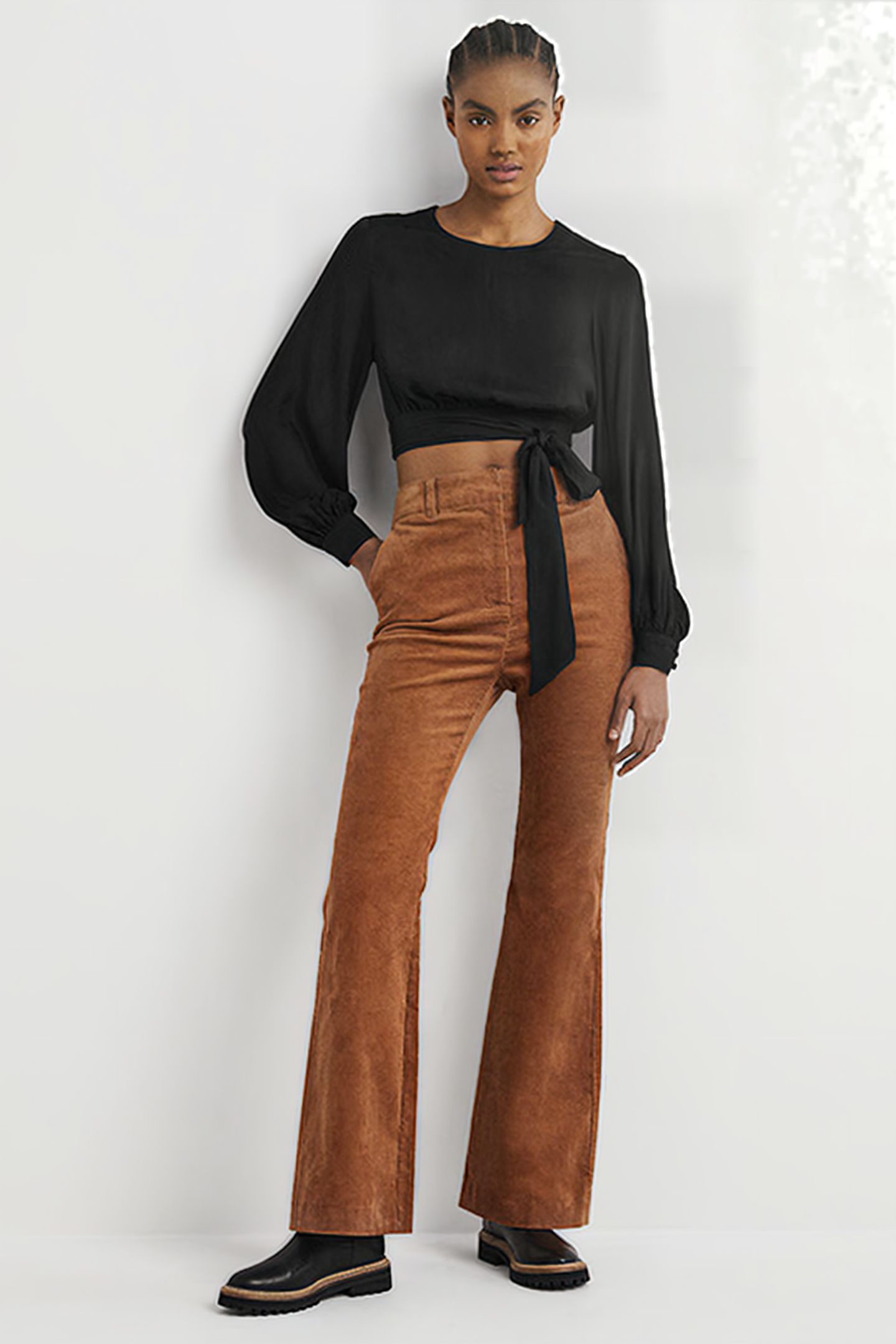 LONG SLEEVE CROP TOP BLK 3