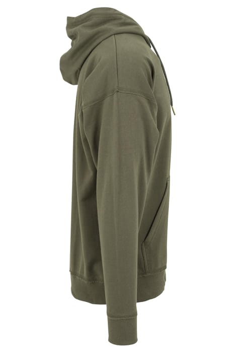 OVERSIZED SWEAT HOODY OLIVE 4