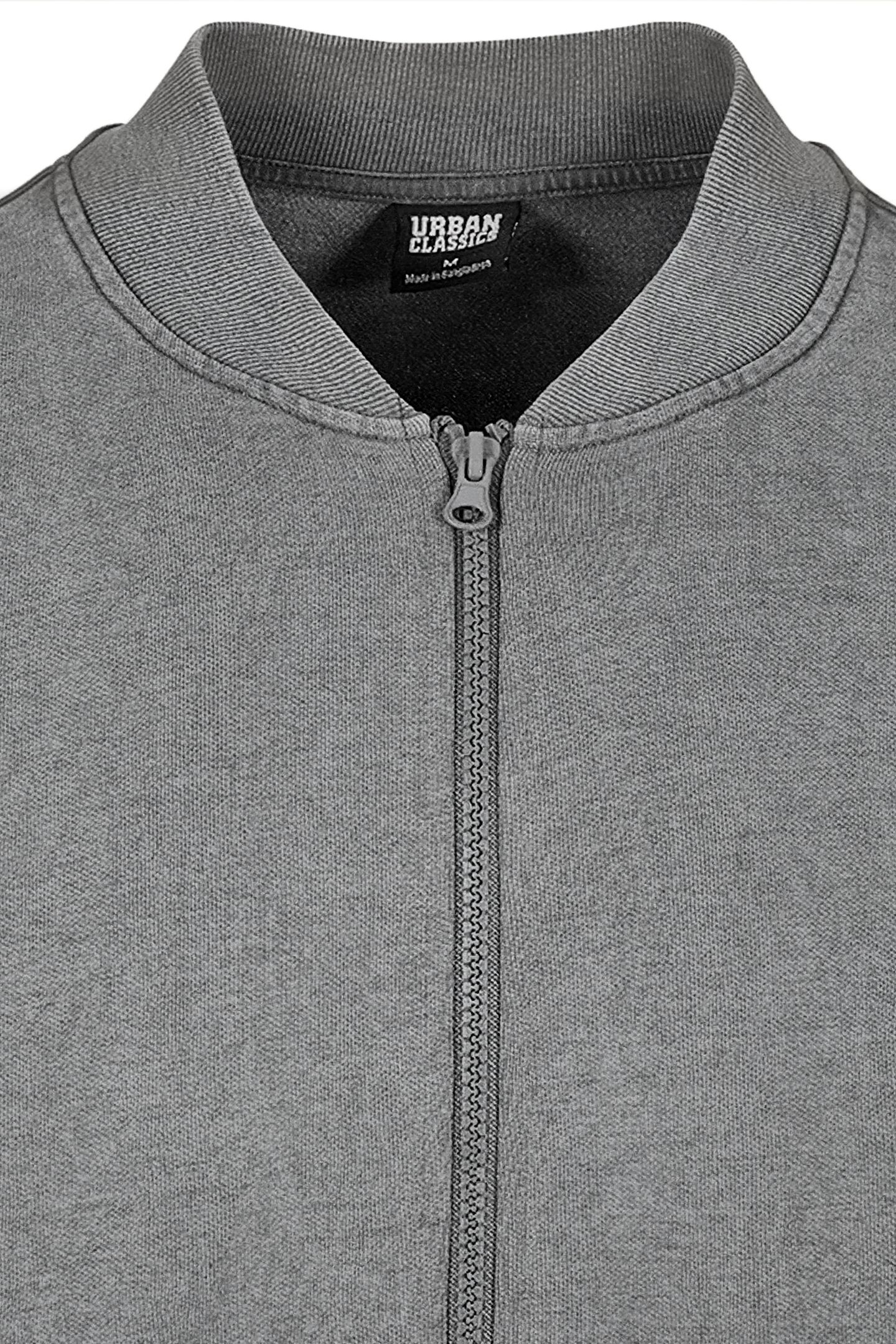 WASHED SWEAT BOMBER DARKSHADOW 7