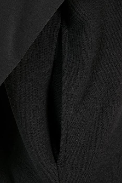 ORGANIC AND RECYCLED FABRIC MIX TRACK JACKET BLACK 9