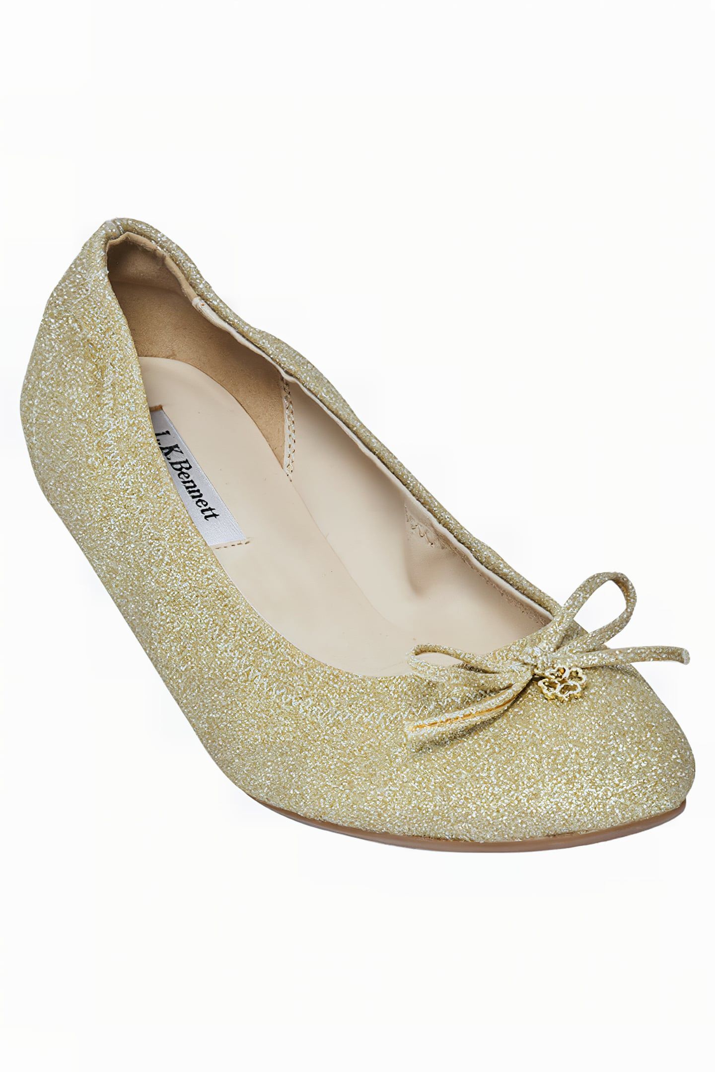 OSSIE BALLERINA SHOES GOLD 2