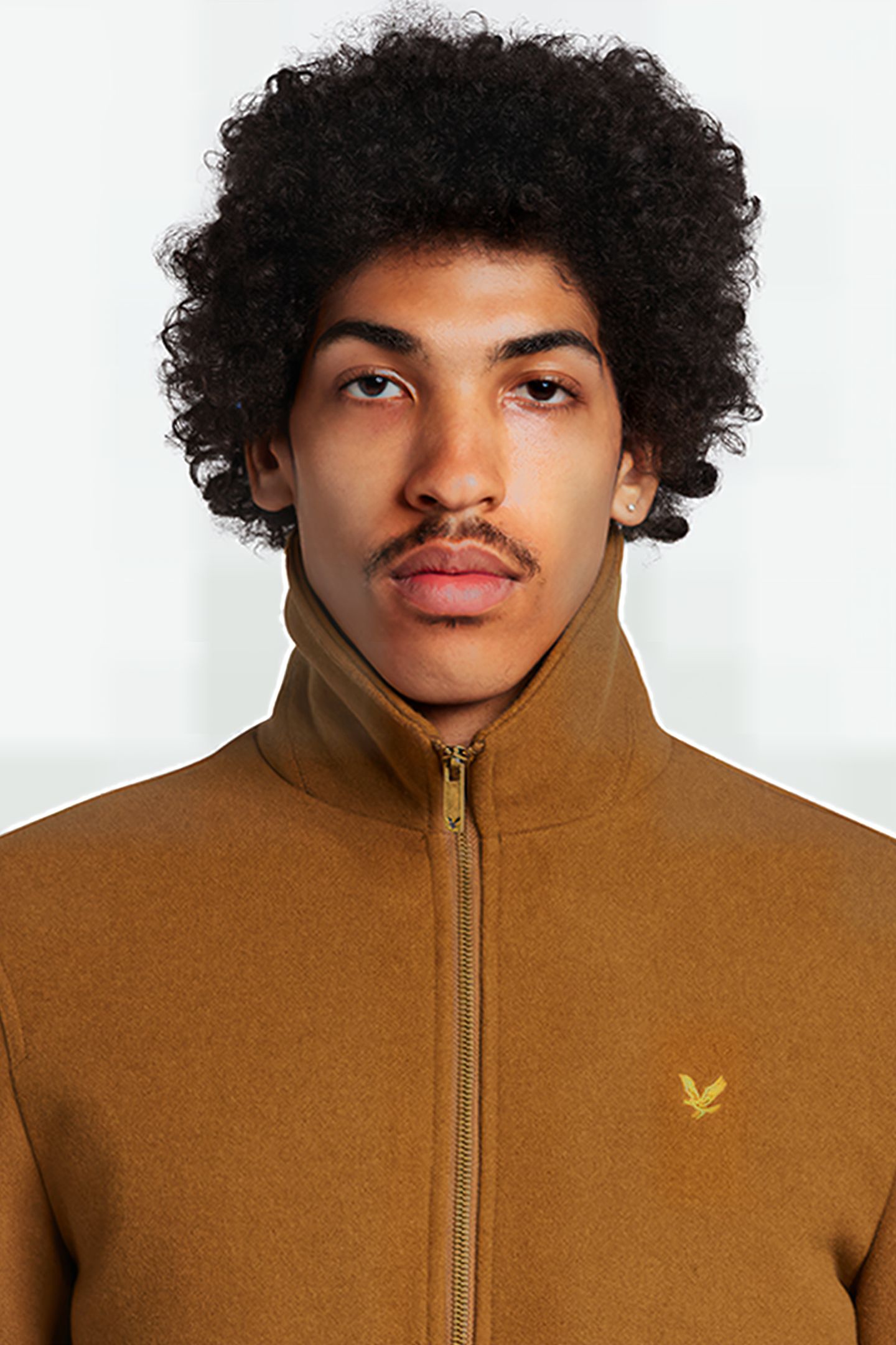MELTON JACKET W738 HARNESS BROWN 4