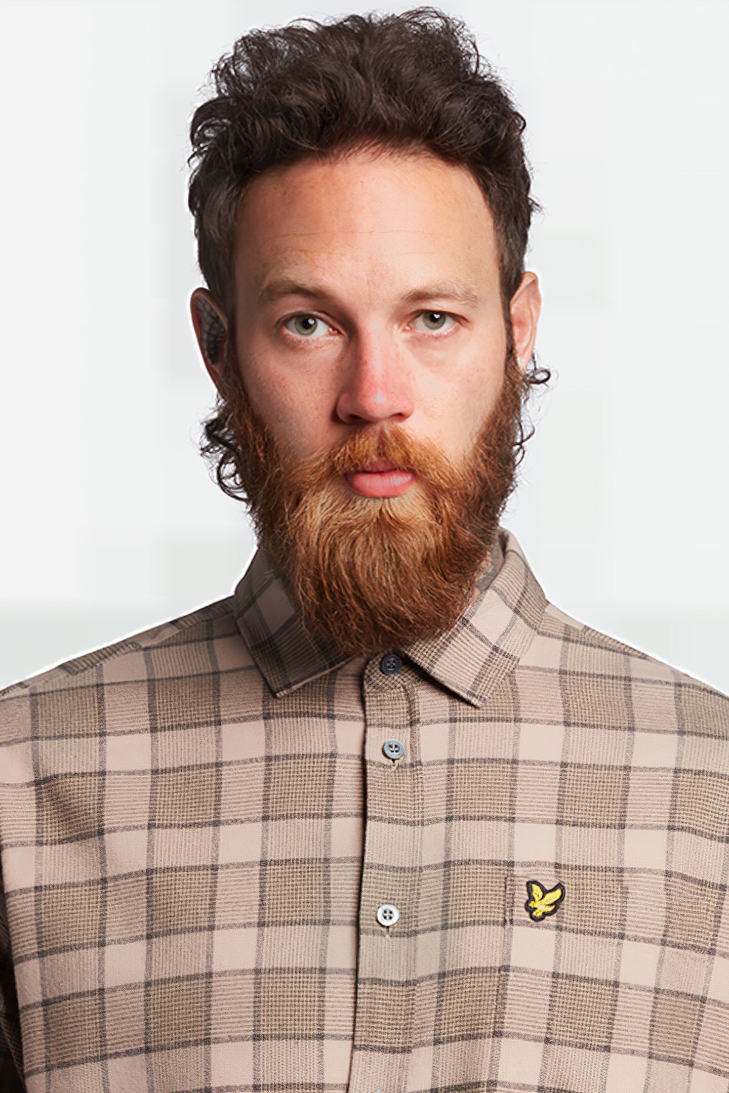CHECK OVERSHIRT W785 MAUVE DUSK 4
