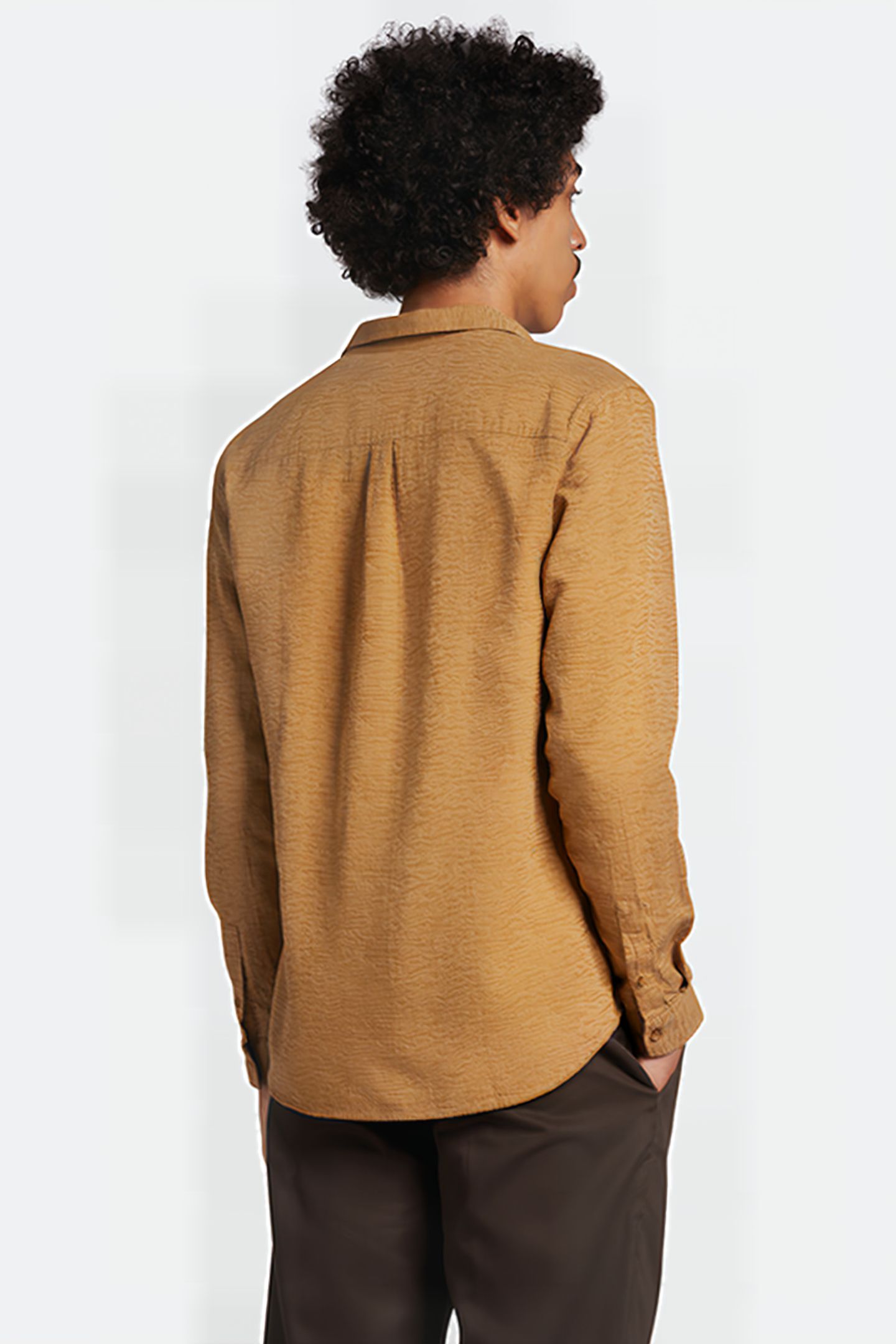ABSTRACT SHIRT W738 HARNESS BROWN 2