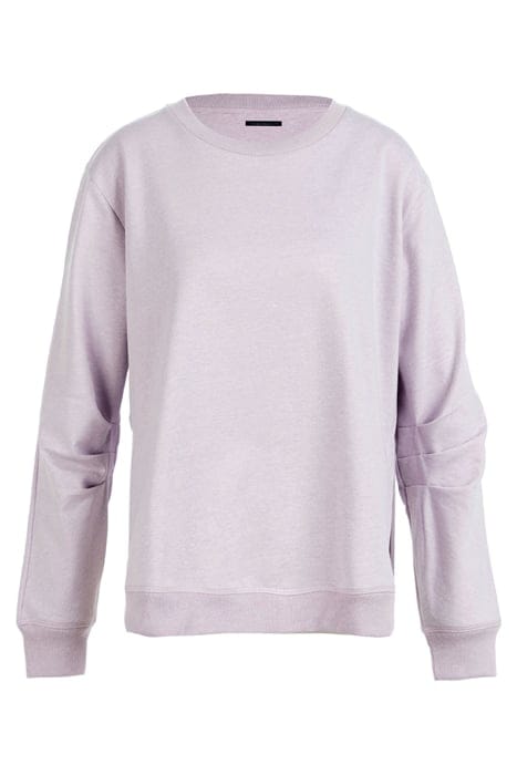 CREW NECK FLEECE LS + DECO PURPLE 1