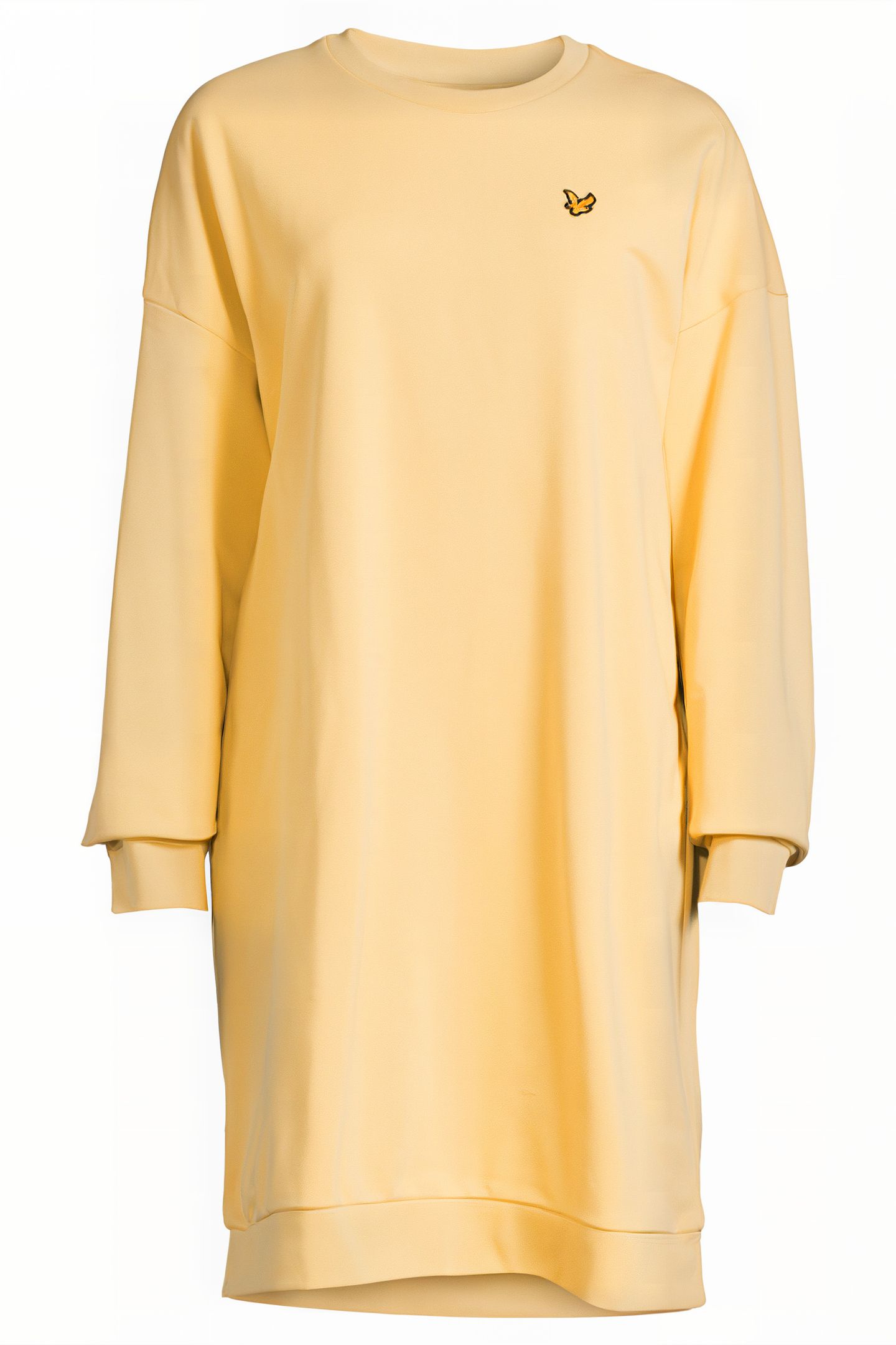 SWEATSHIRT DRESS W796 SOFT GOLDEN YELLOW 6