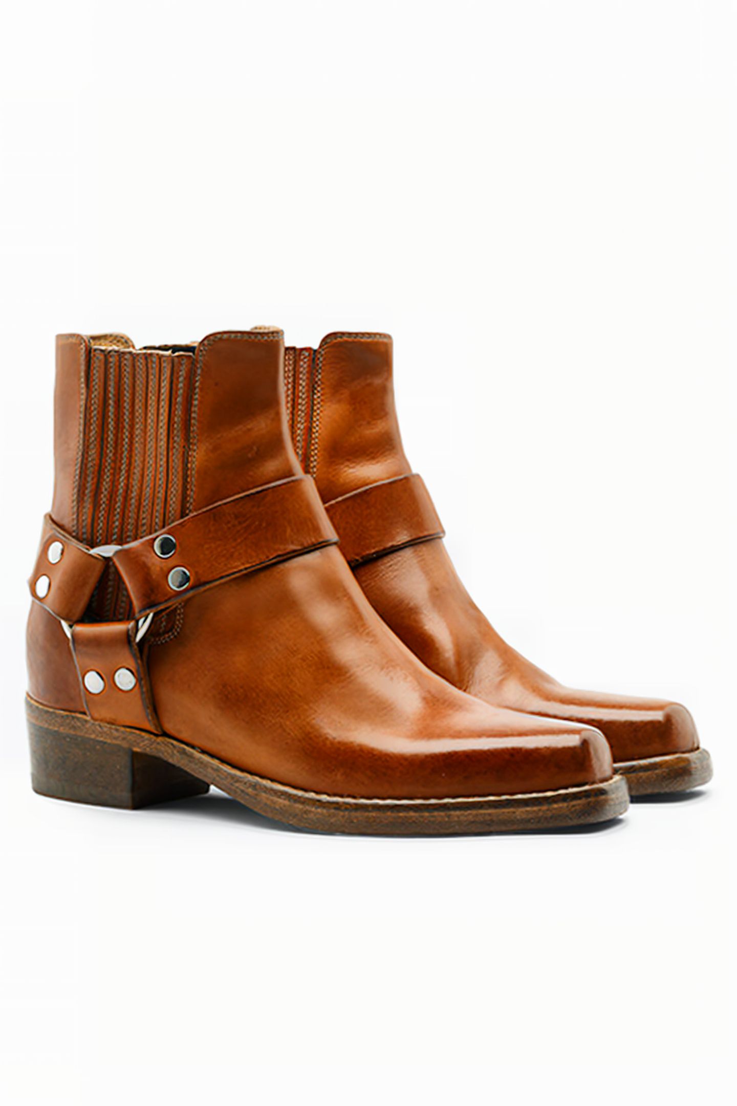 SHORTST CAVALRY BOOT WORN CARAMEL 2