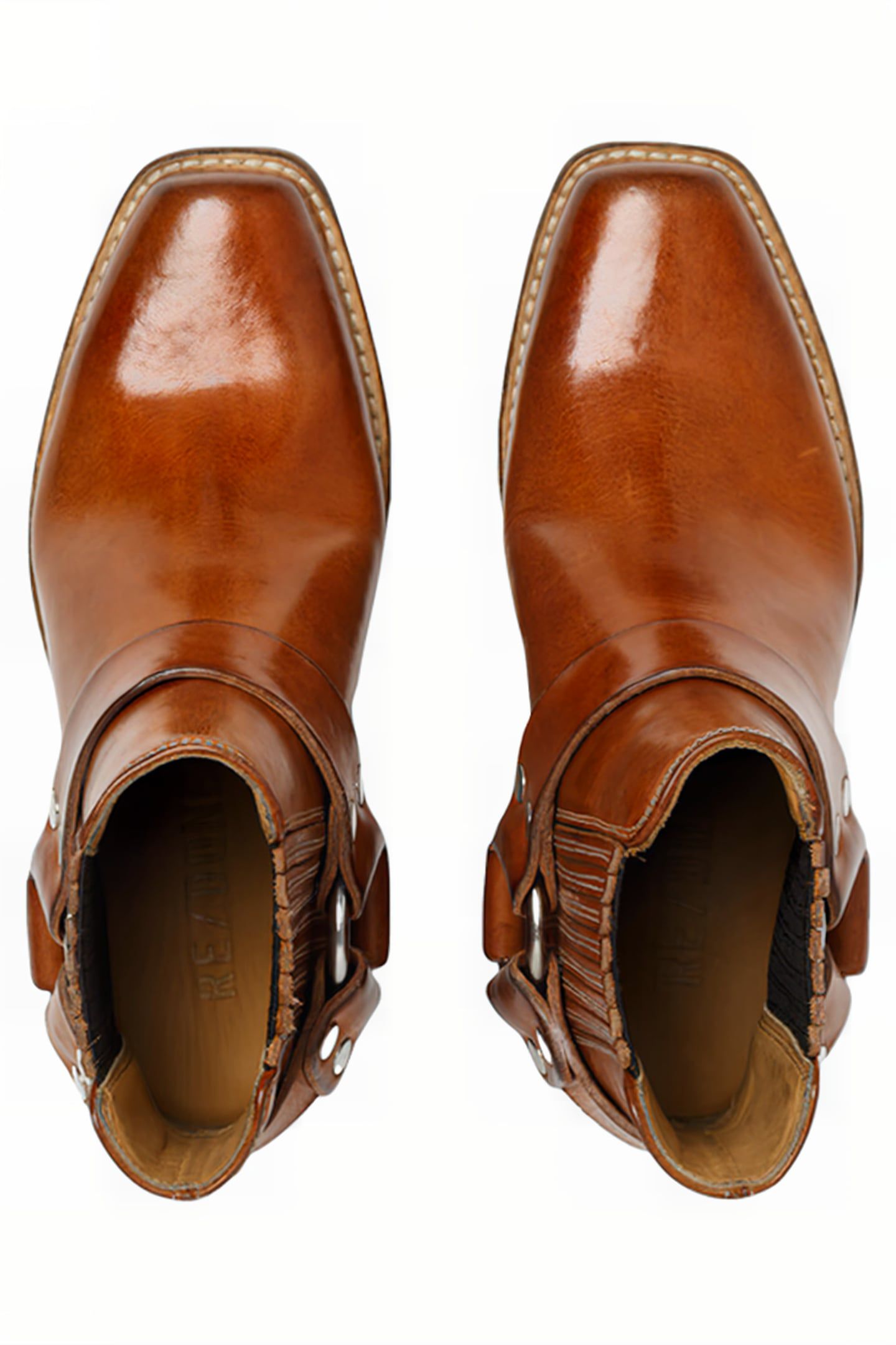 SHORTST CAVALRY BOOT WORN CARAMEL 3