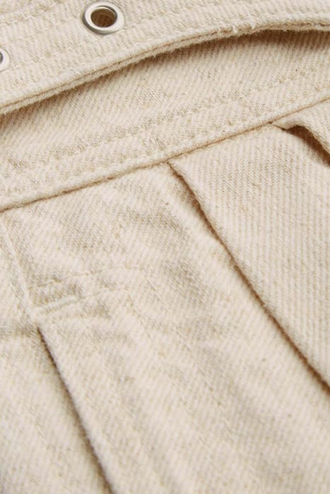 KALINDI SHORT ECRU HEMP 5