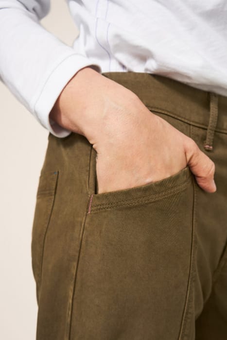 THEA TROUSER KHAKI GRN 2