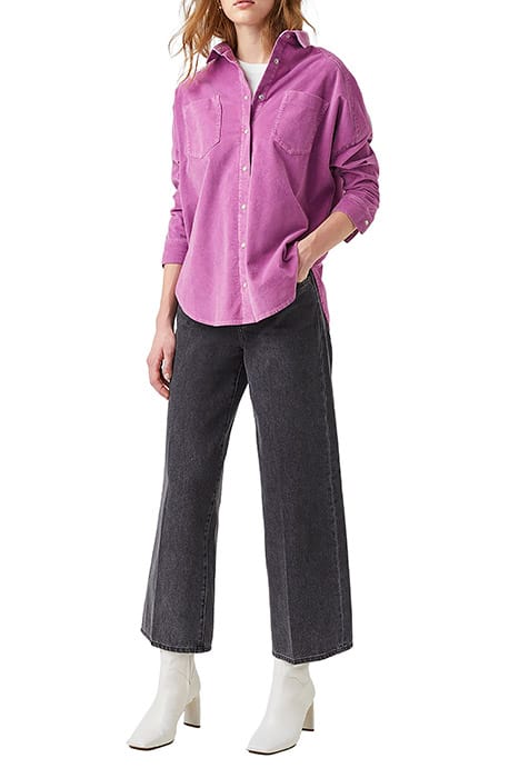 PAULA MICRO CORD SHIRT PURPLE MEADOW 2