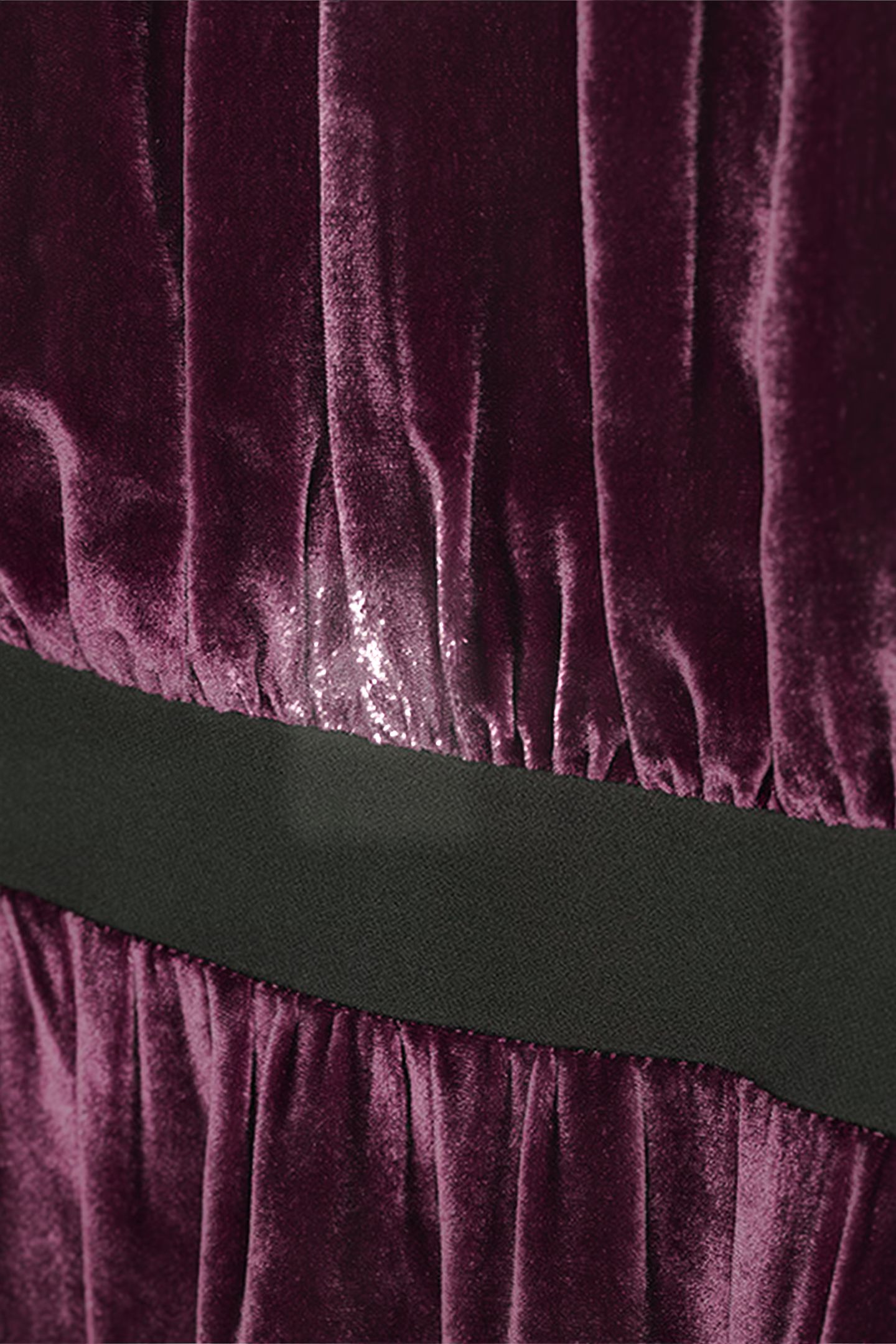 WOMEN‘S VELVET EVENING GOWN CHERRY/BLACK 6