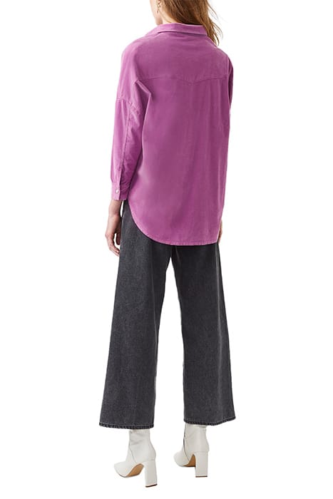 PAULA MICRO CORD SHIRT PURPLE MEADOW 3
