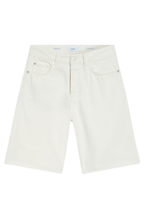 WOMEN STRAIGHT LEG SHORTS CREME 9