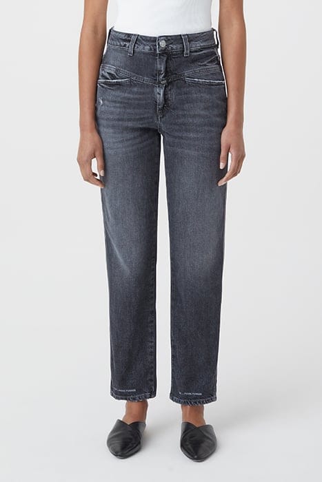 WOMEN PEDAL PUSHER JEANS DARK GREY 1