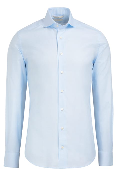 LIGHT BLUE CHECKED SLIM FIT SHIRT 9