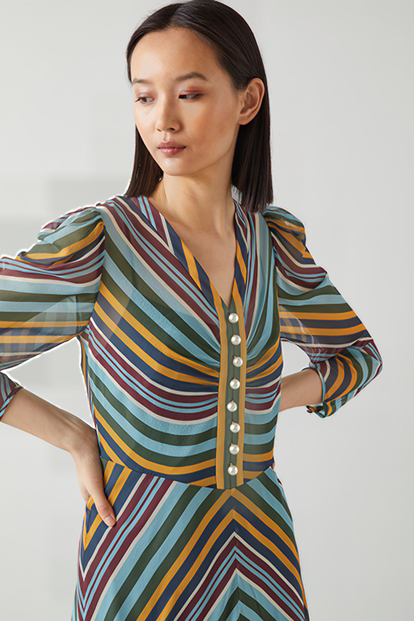 ODELIA SHIRT DRESS MULTICOLOR 4