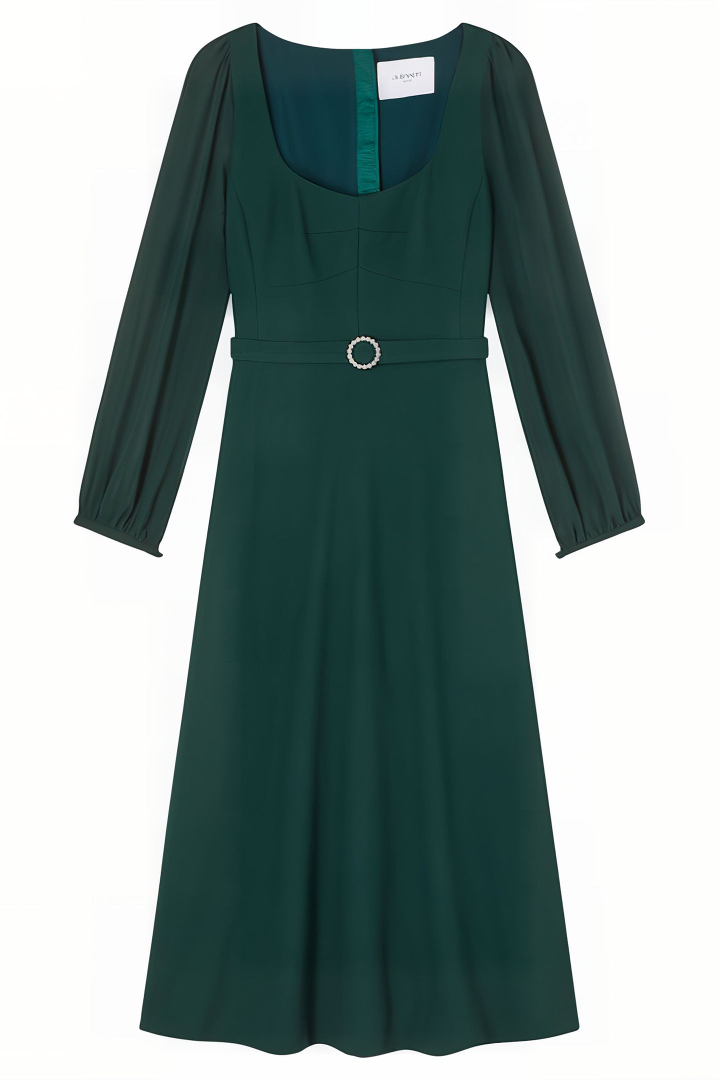 PERDY MIDI DRESS GREEN 3
