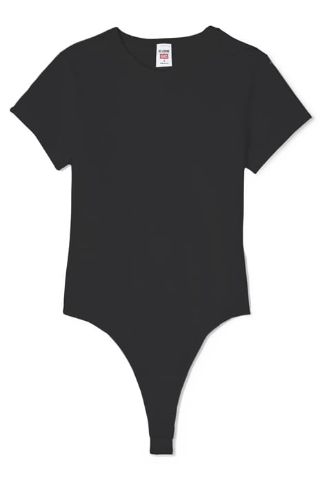 60S SLIM TEE BODYSUIT BLACK 1