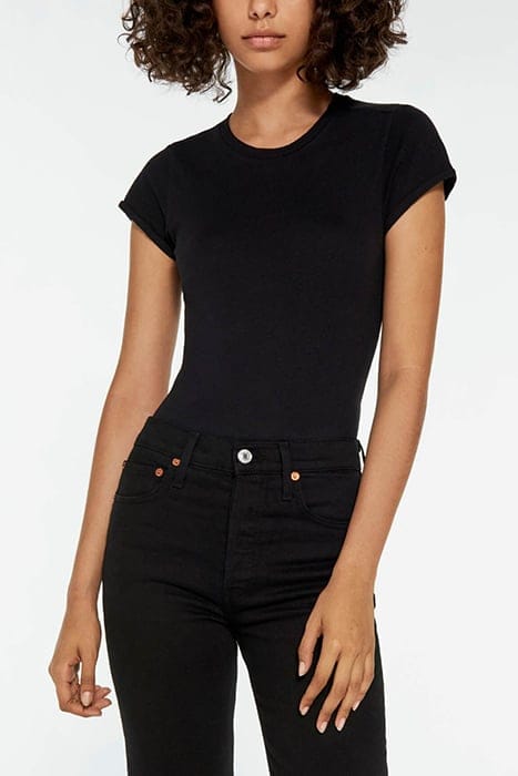 60S SLIM TEE BODYSUIT BLACK 2