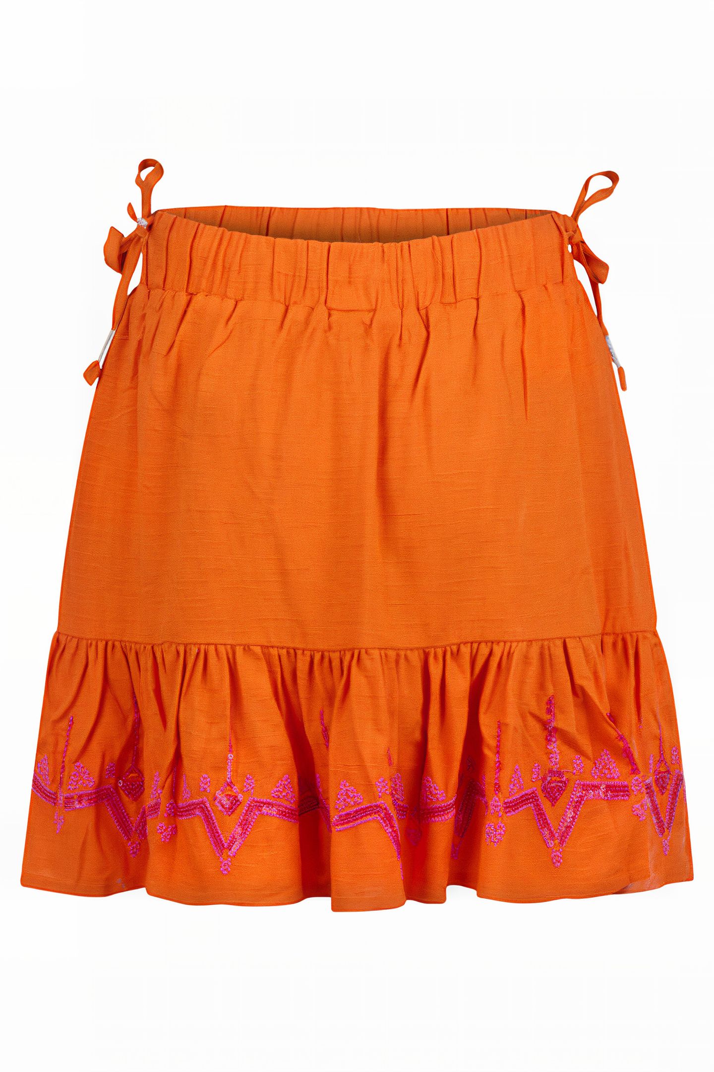 GA- ETHNIC SKIRT JILL&MITCH BY SHOEBY ORANGE 4