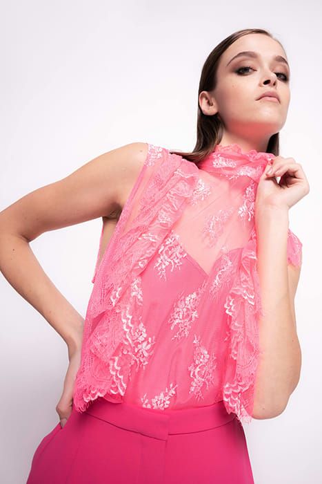 VERCELLI TOP PIZZO FUCHSIA 5