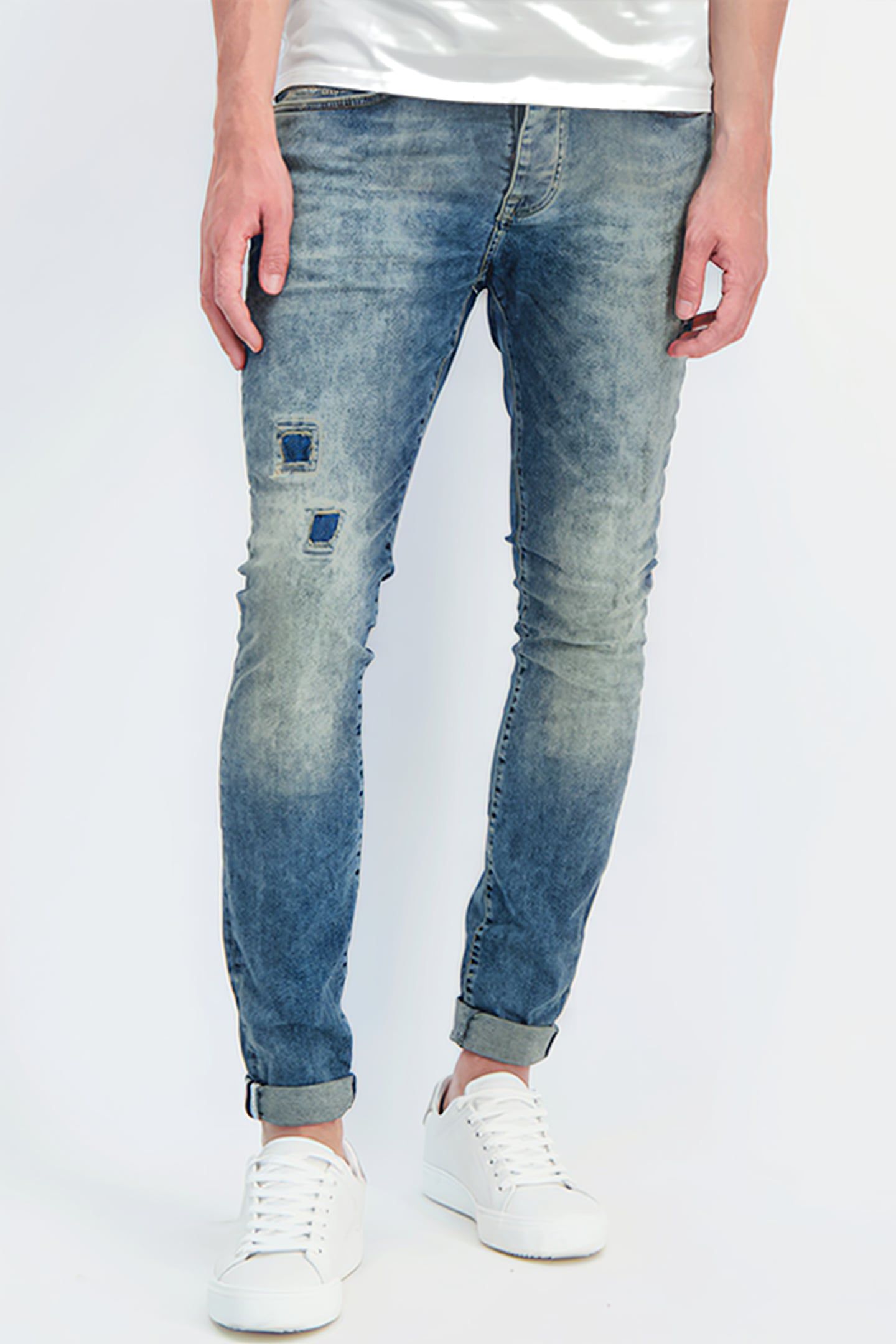 JEANS ARON SUPER SKINNY STONE USED 2