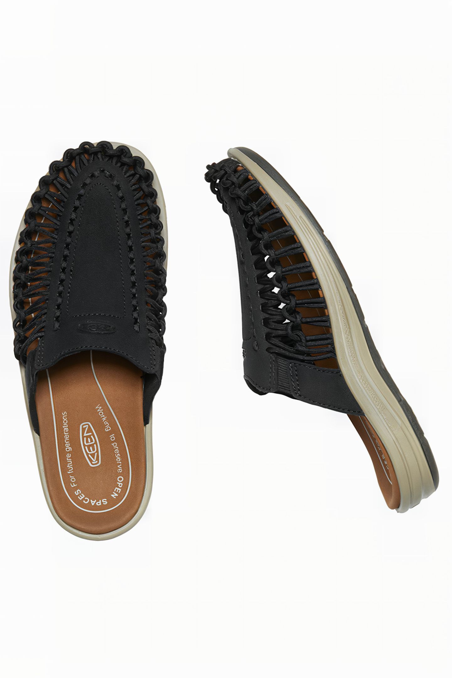 UNEEK II SLIDE BLACK/PLAZA TAUPE 3
