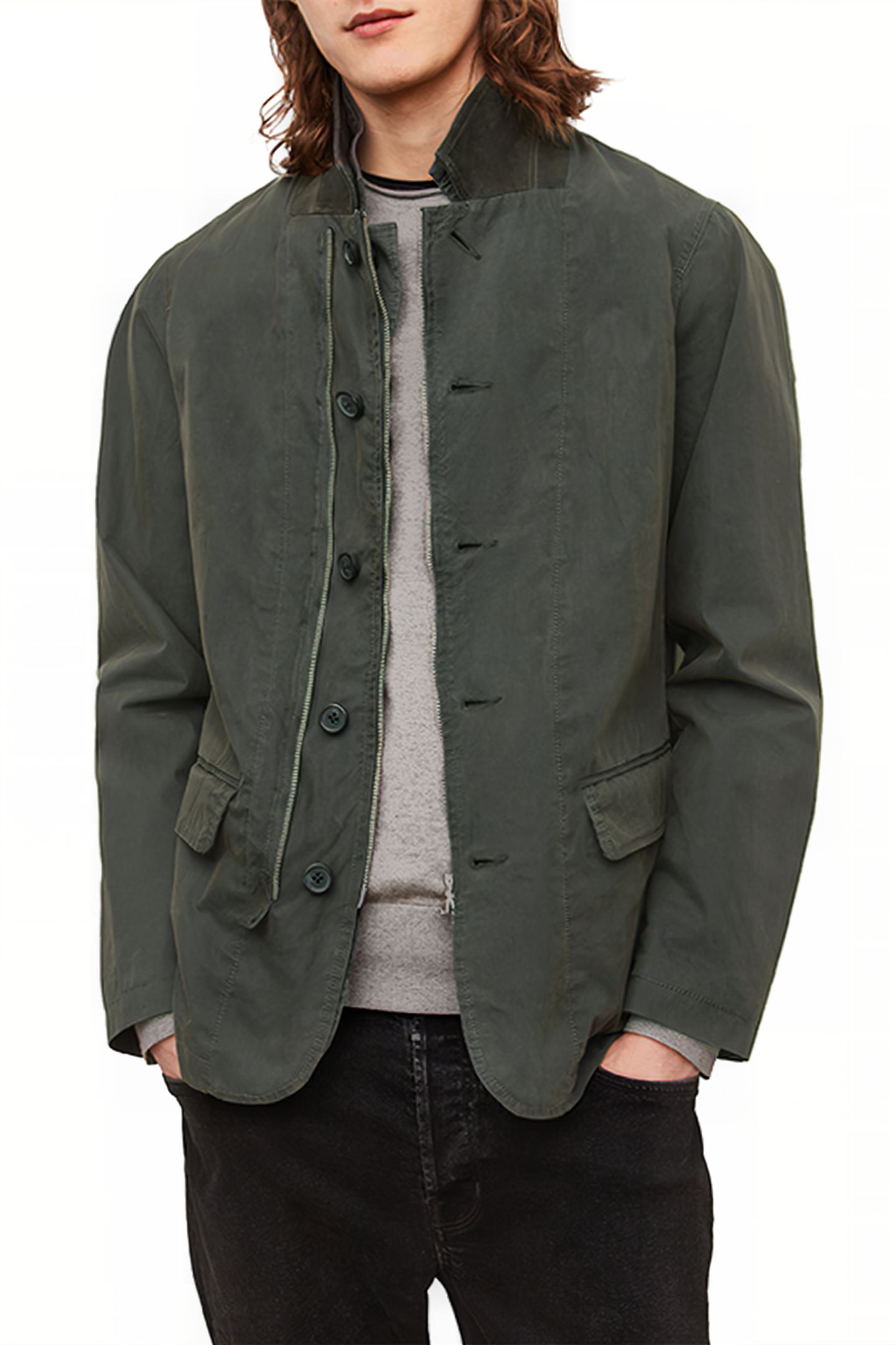 LEAHURST BLAZER CHARCOAL 1