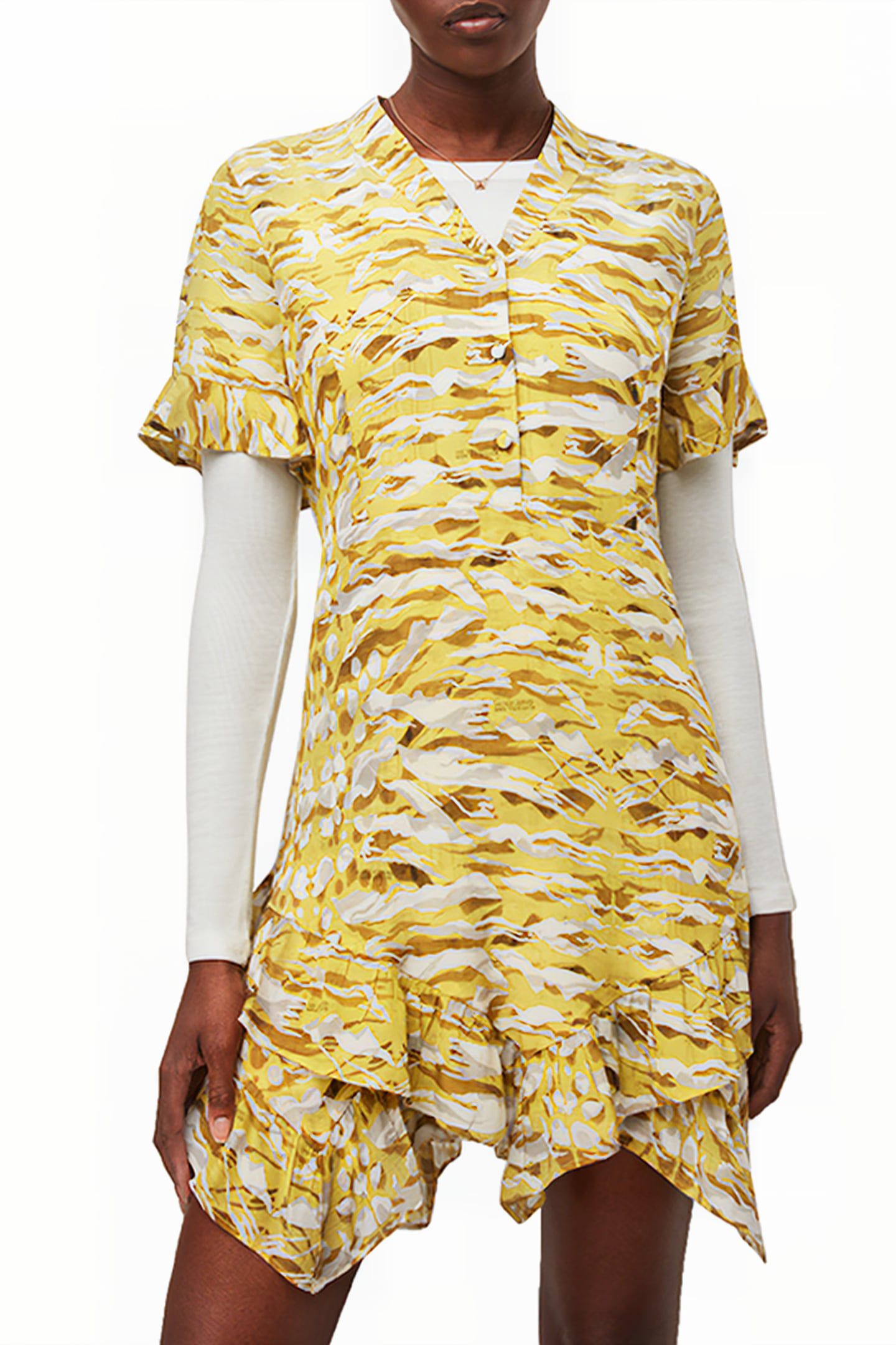 FRANKIE ONIYURI DRES YELLOW 1