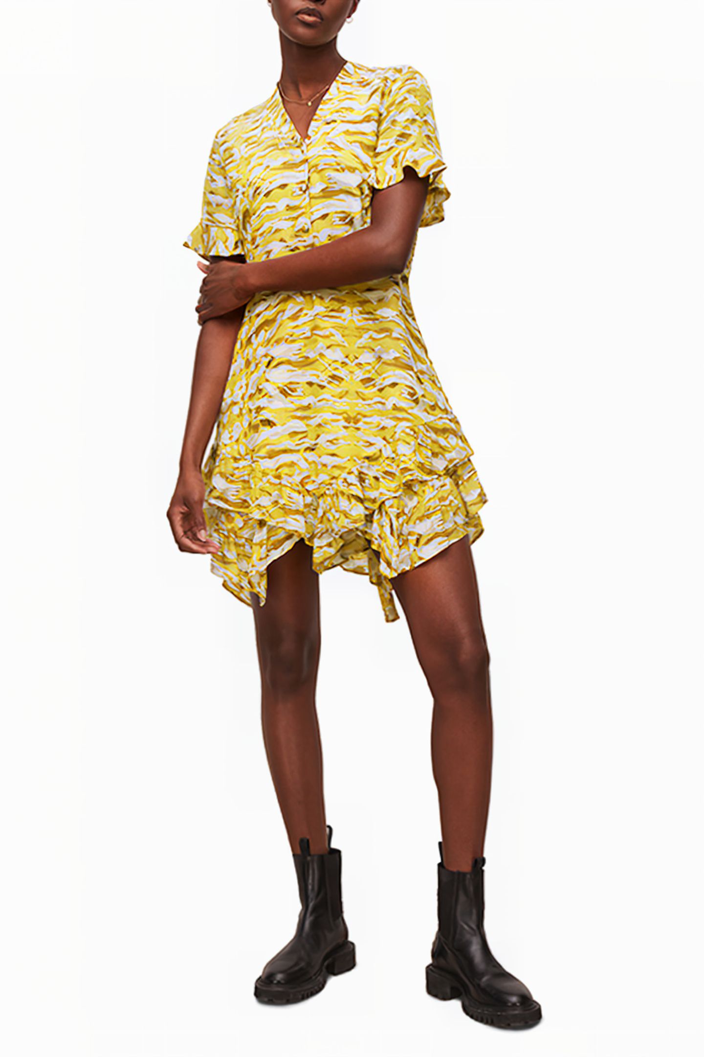 FRANKIE ONIYURI DRES YELLOW 2