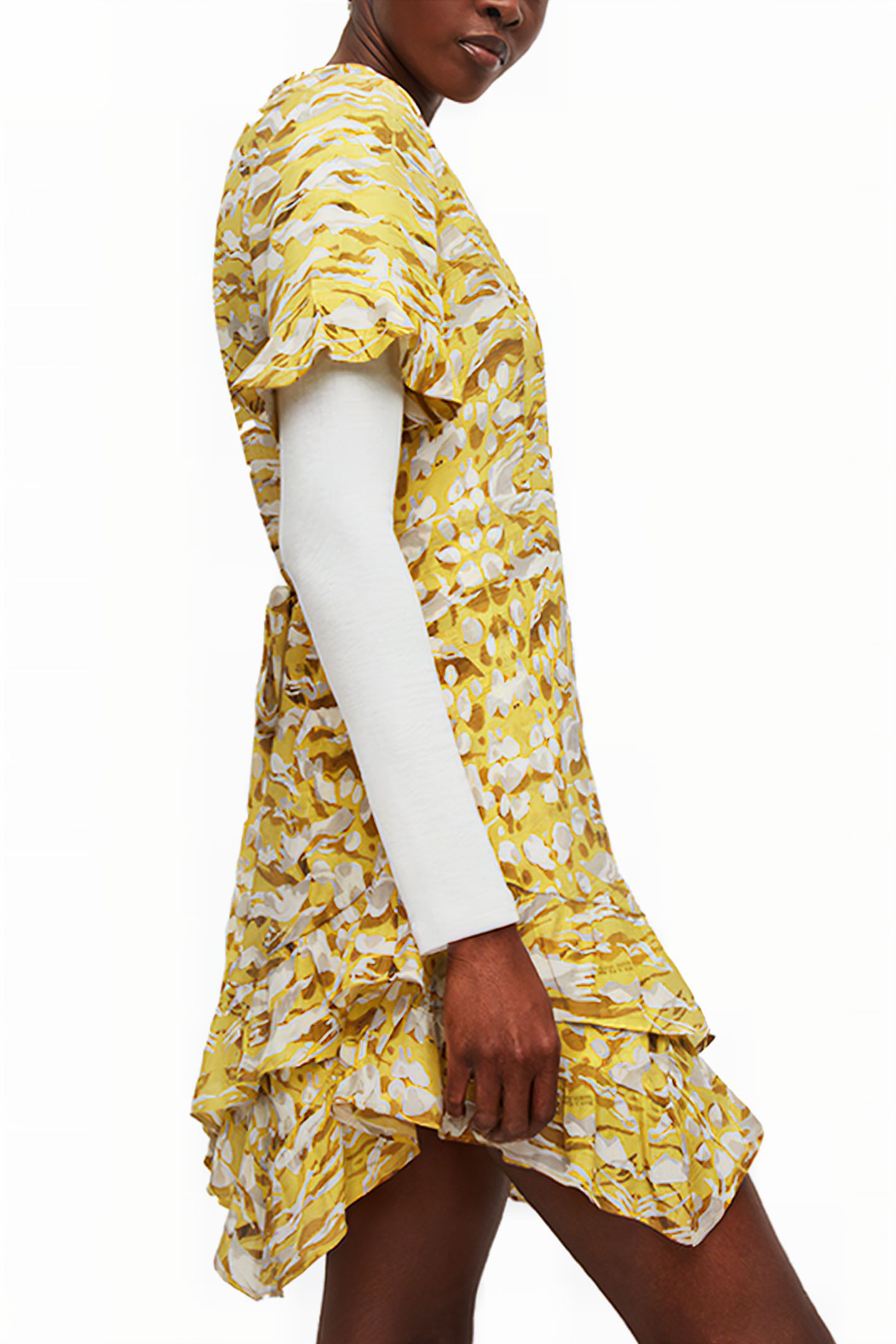 FRANKIE ONIYURI DRES YELLOW 6