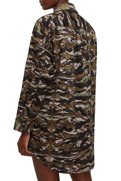 INEZ ONIYURI SHIRT D KHAKI GREEN 2