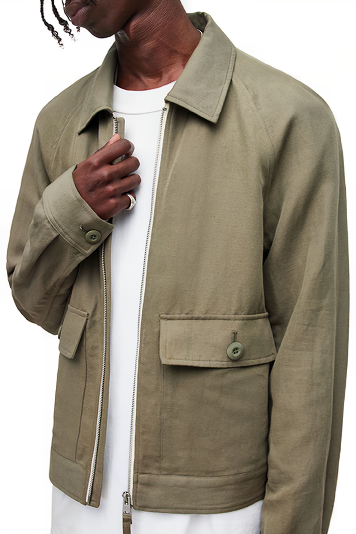 BLANE JACKET ASH KHAKI BROWN 5