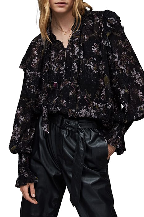 LARA VIOLA SHIRT BLACK 1