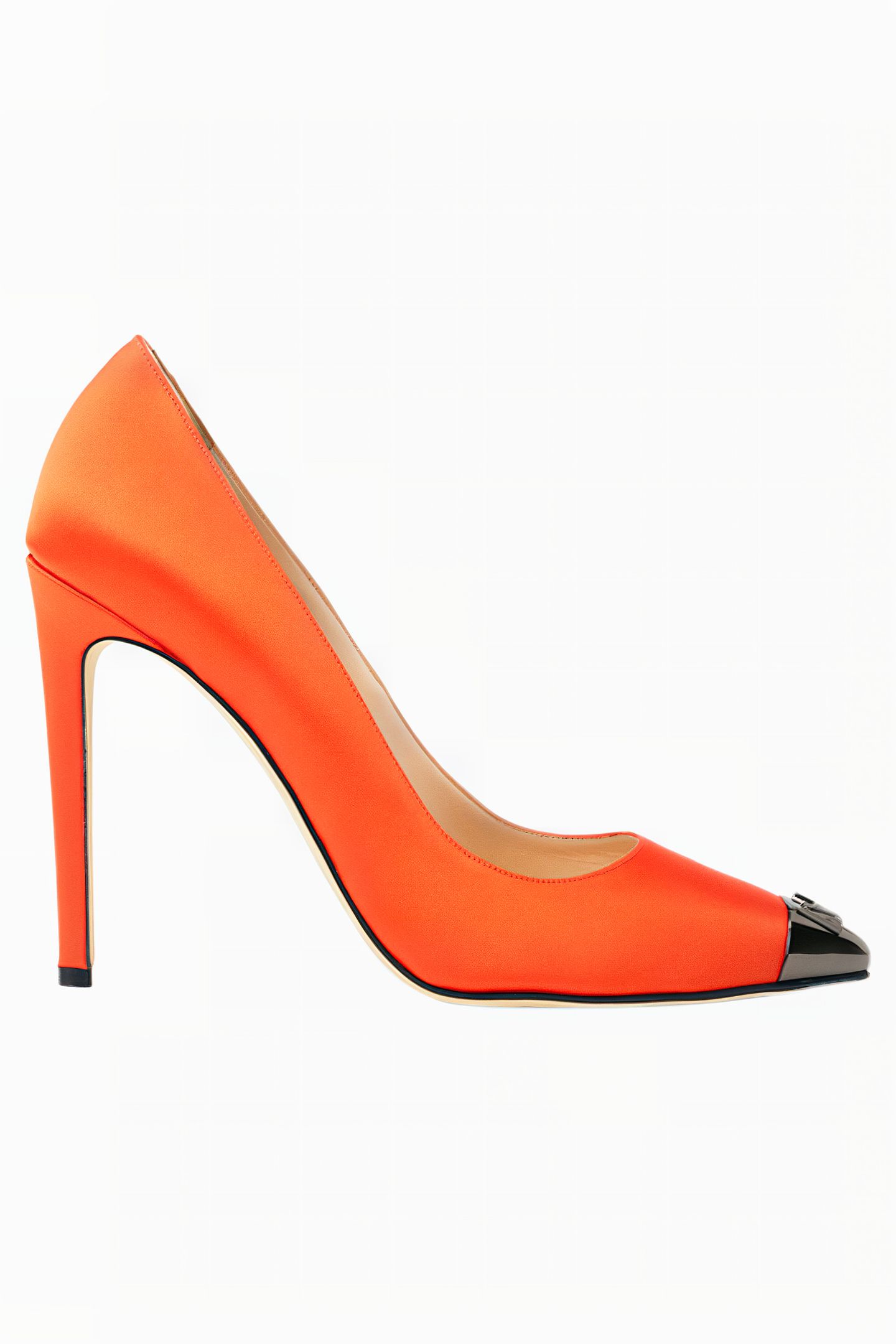 SATIN PUMPS FLAME 1