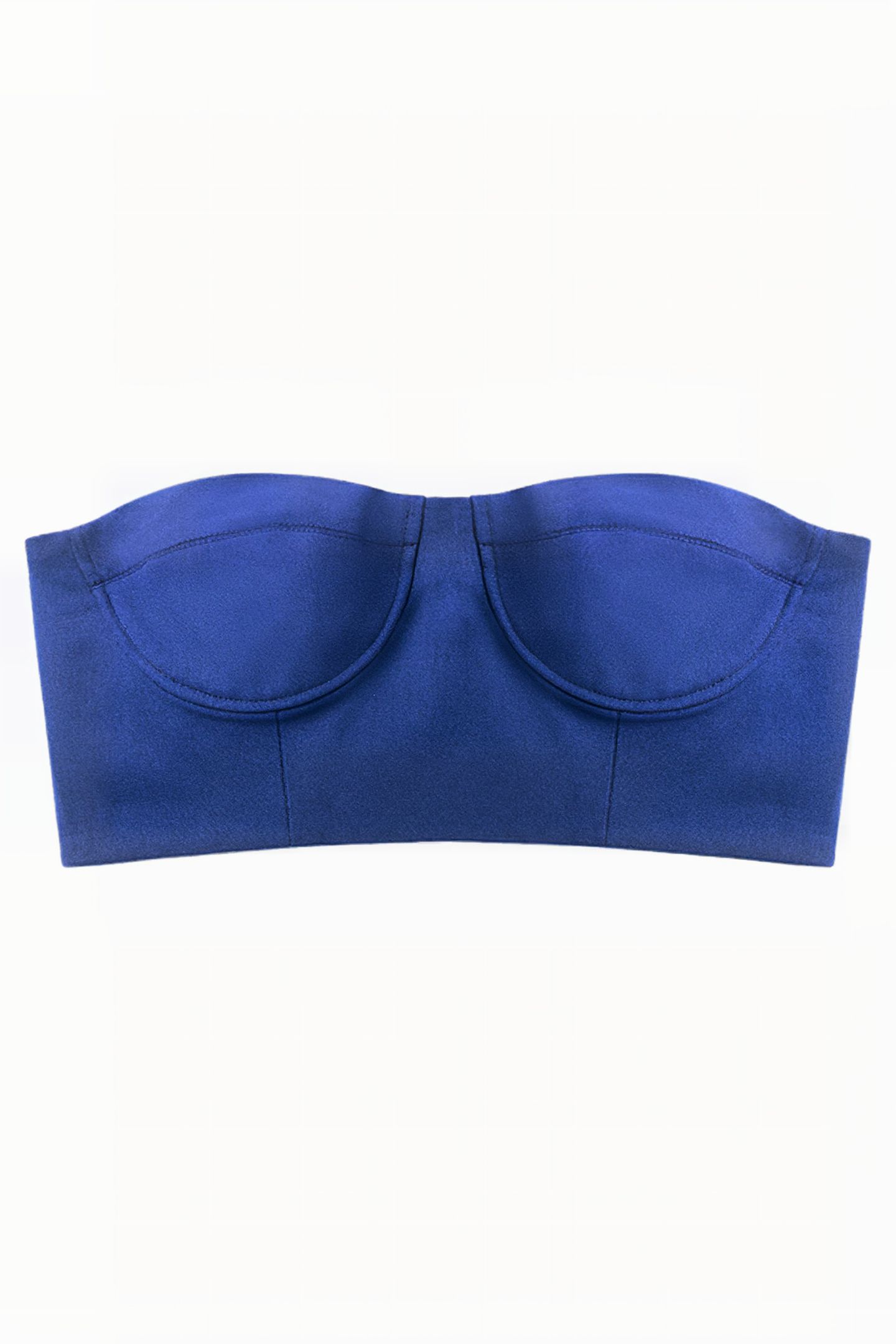 CROPPED BUSTIER TOP TWILIGHT BLUE 3