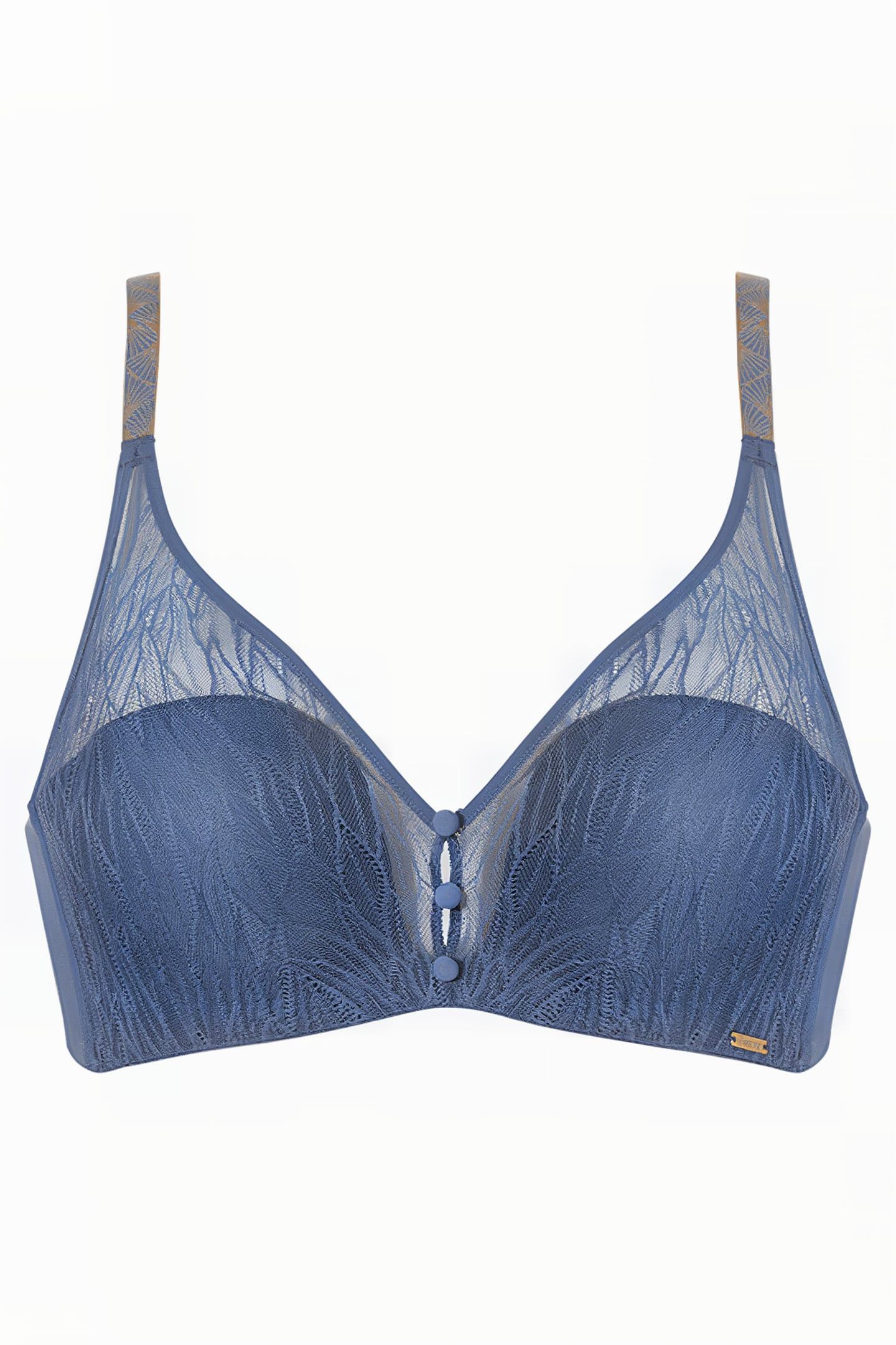 CO BRA TSHIRT LANA BUTTON LACE MIST 1