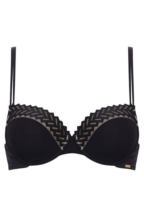 CO BRA TSHIRT DONNA GRAPHIC LACE BLACK 1
